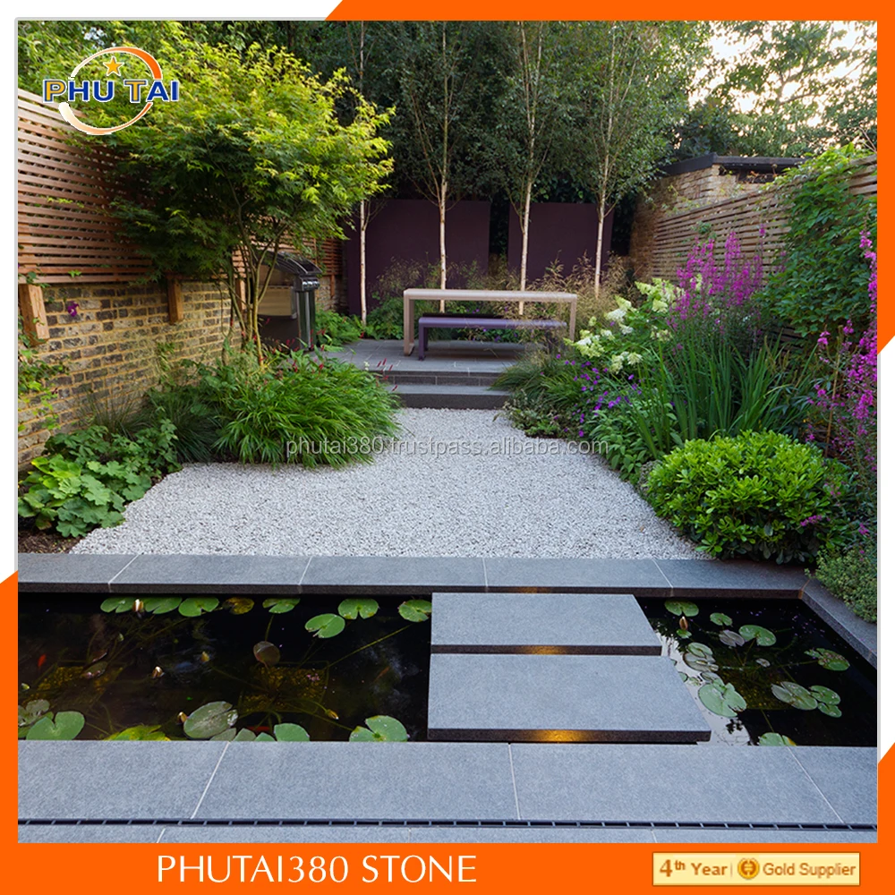 Black Basalt Flamed for paving stone and tiles cheap price high quality by Phutai Vietnam