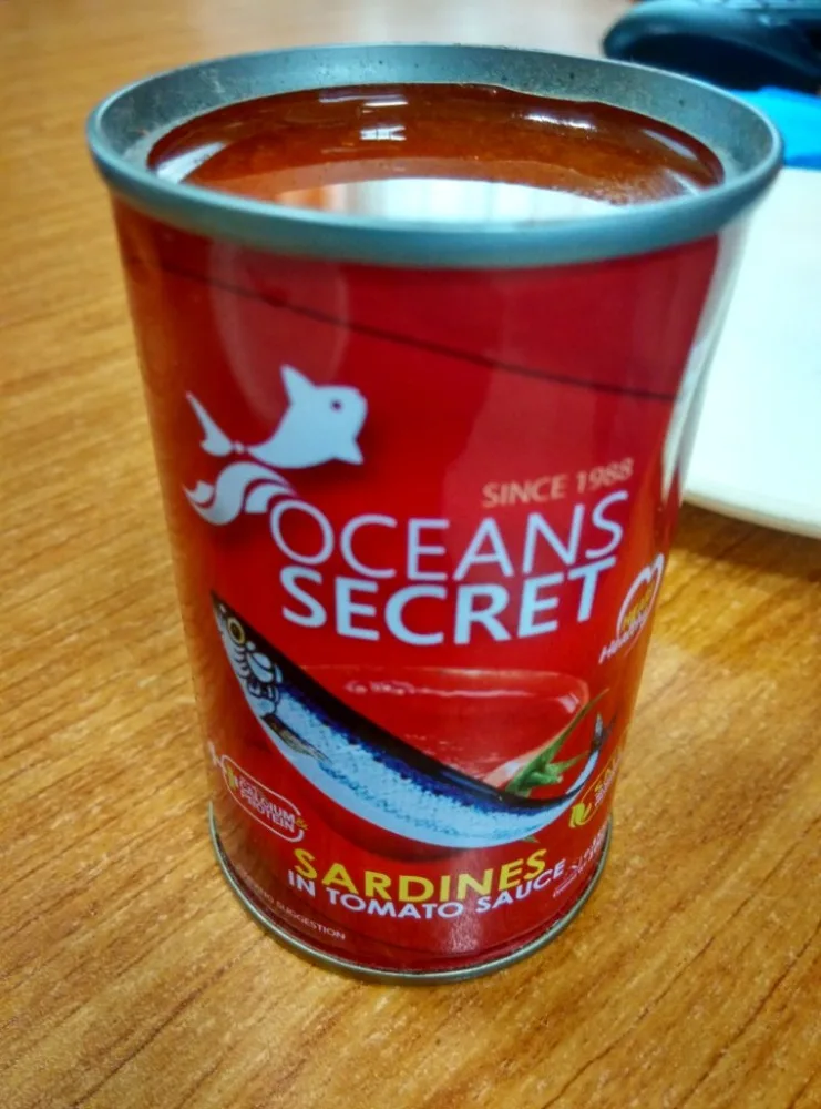 
Canned Sardines In Tomato Sauce 155g 