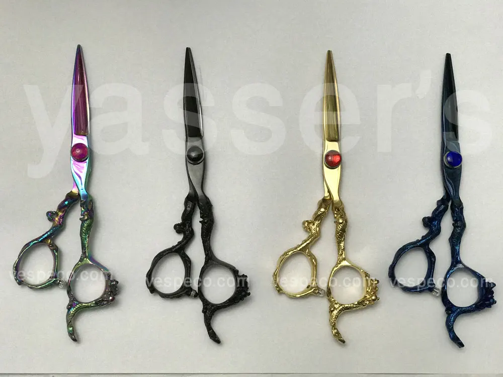 Dragon handle , fancy scissor , color scissors