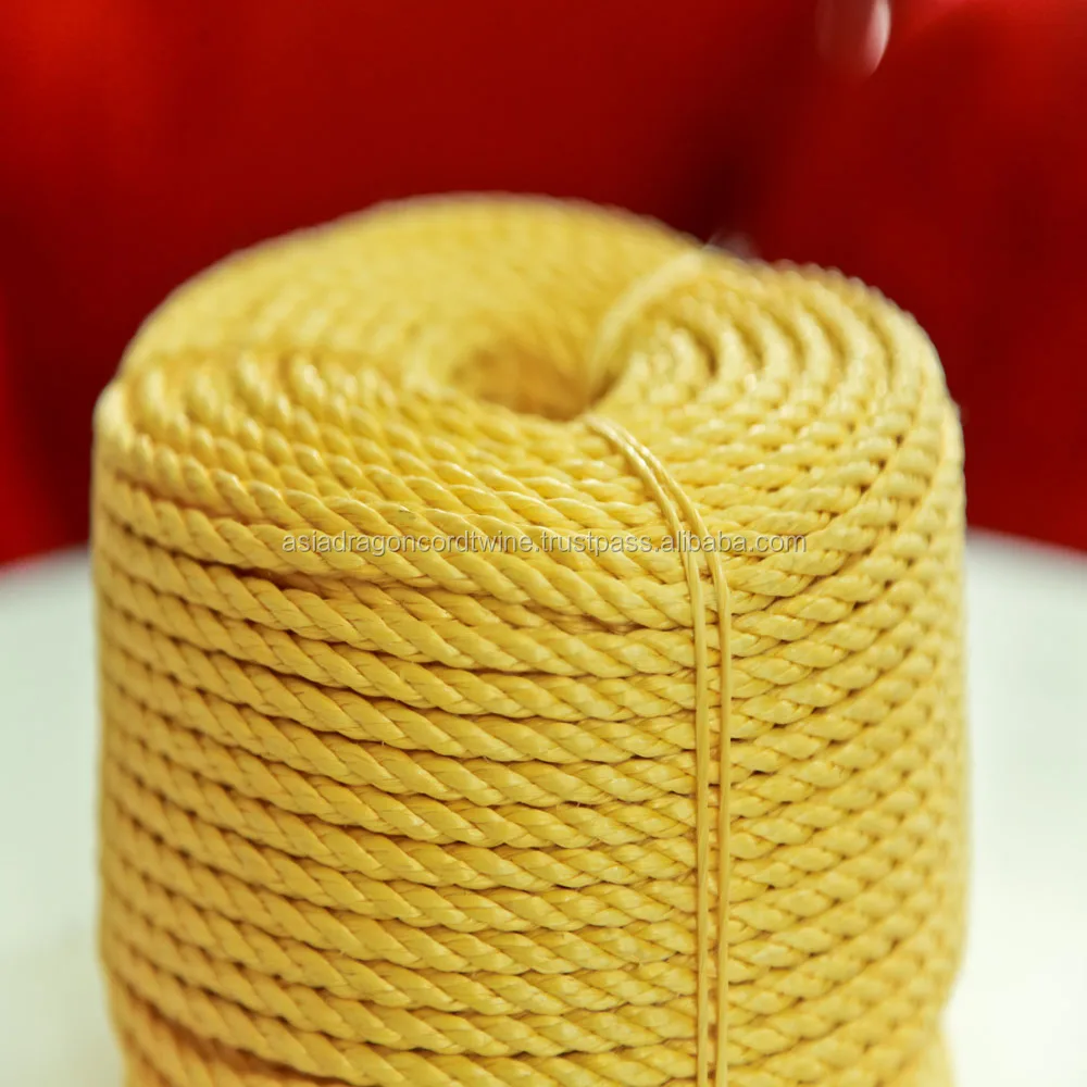 Polypropylene Danline Twisted Rope 5mm - 48m Asia Dragon ADC-181 Durable Coil/spool/hank 100m/150m/200m or Customize
