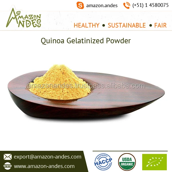 
Best Quality Organic Quinoa Gelatinized Powder Available for Bulk Purchase 