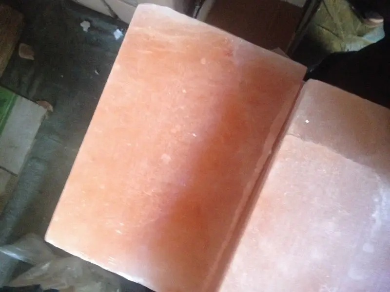 Плитка и плиты из чистой розовой соли тарелки для приготовления пищи поднос гималайской с тарелкой