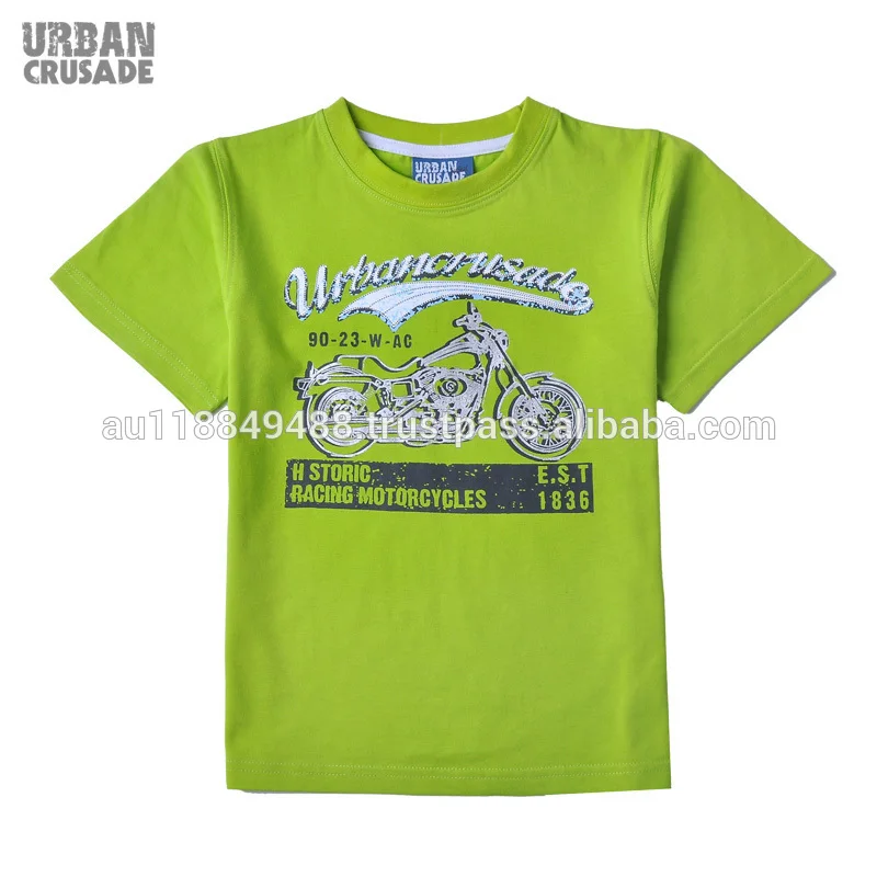 
Прохладный Мальчики Хлопок Повседневная Kintted высокого качества футболка с классическим O-Neck 