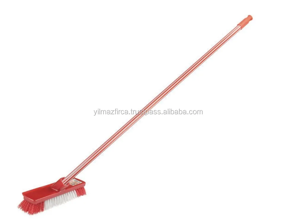 Hard Bristle Household Plastic Broom for Carpet or Floor Cleaning / Washing / Sweeping Easily