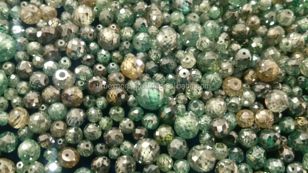 At cheapest price Fancy colored Moissanite beads-strands from India USA , green,yellow/brown/chocolate color Moissanite beads