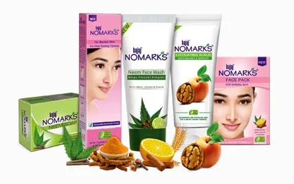 Bajaj Nomarks Neem Face Wash Herbal Cream for Adults Deep Cleansing Nourishing Whitening ODM/OEM Facial Cleanser with Turmeric