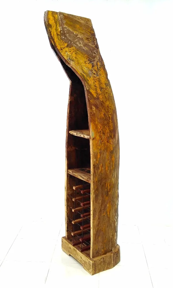 
BOAT WOOD WINE RACK 