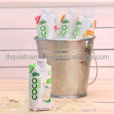 [THQ VIETNAM] COCONUT WATER 100% PURE COCO XIM 330ML*12 PACKS