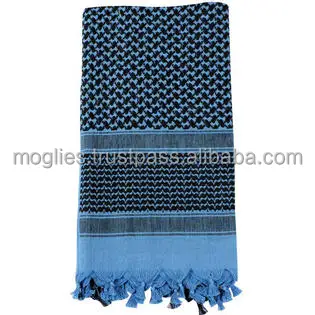 New Arrival 100% Cotton Shemagh Keffiyeh  Desert Breathable Custom Design Men Arabic Shemagh Scarf