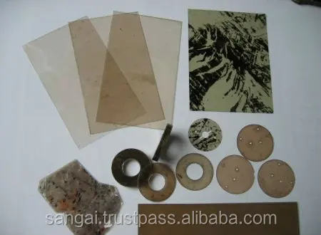 
decorative sheets for wall tiles, ceilings or other art works made from natural mica 