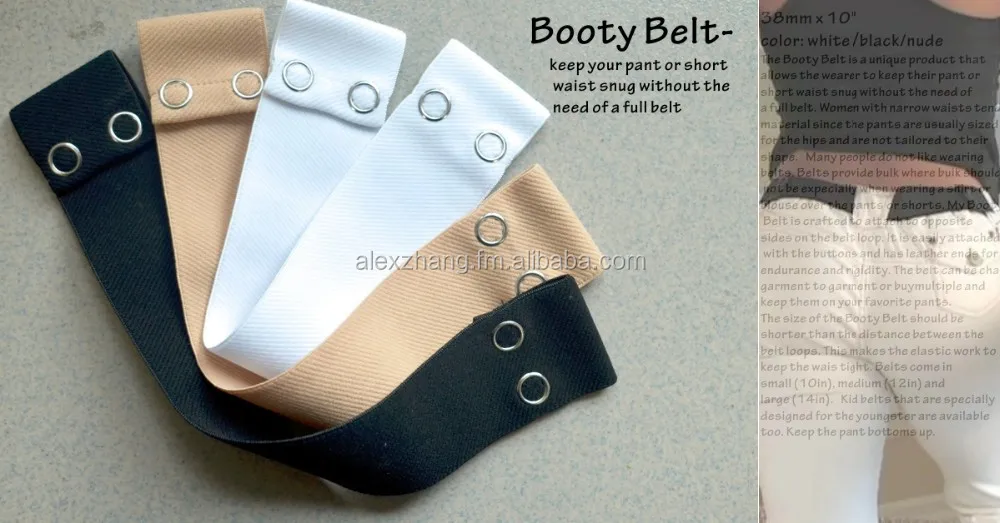  Elastic booty belt with cover