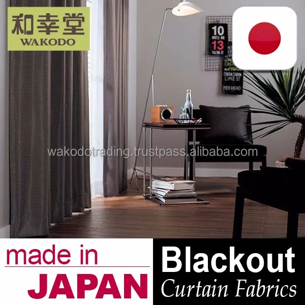High Quality and Made in Japan black out curtain Blackout Curtain Fabric
