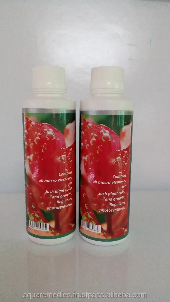 
Planted aquarium supplement/ nutrient/ additive - PLANT FOOD - contains all macro elements for lush plants color and growth. 