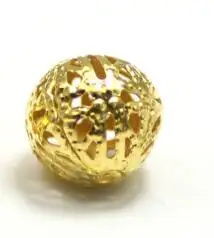 Фурнитура для изготовления ювелирных изделий из мелких металлических бусин, 8 мм