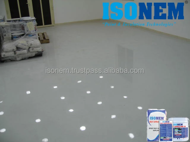 ISONEM SCRATCH AND CHEMICAL RESISTANT EPOXY BASED SELF LEVELLING FLOOR COATING, MADE IN TURKEY