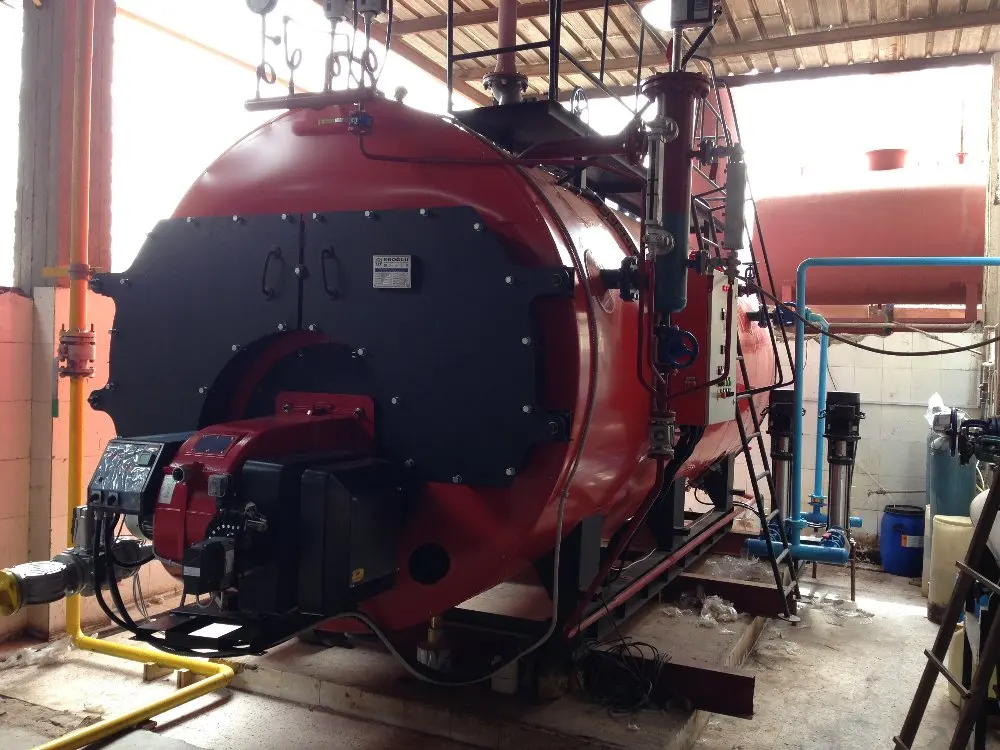 
FLAME SMOKE TUBE 3 PASS STEAM BOILER 