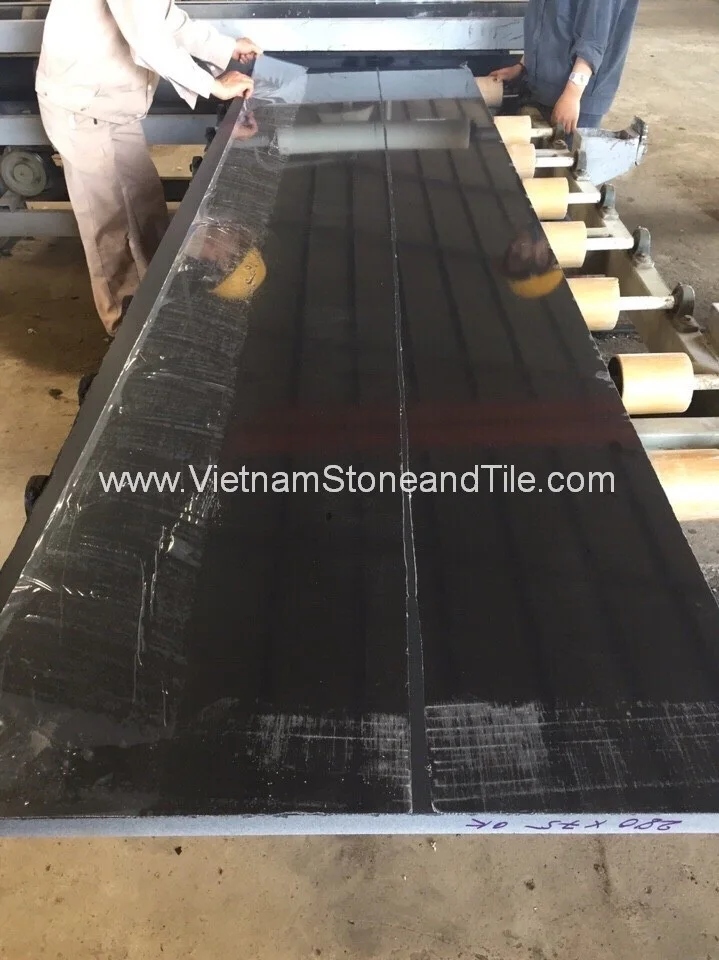 Vietnam Black Basalt slabs