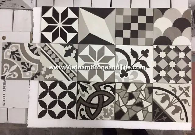 Hot selling wholesale Vietnamese Encaustic Cement handmade tile made by VST Building Materials., JSC