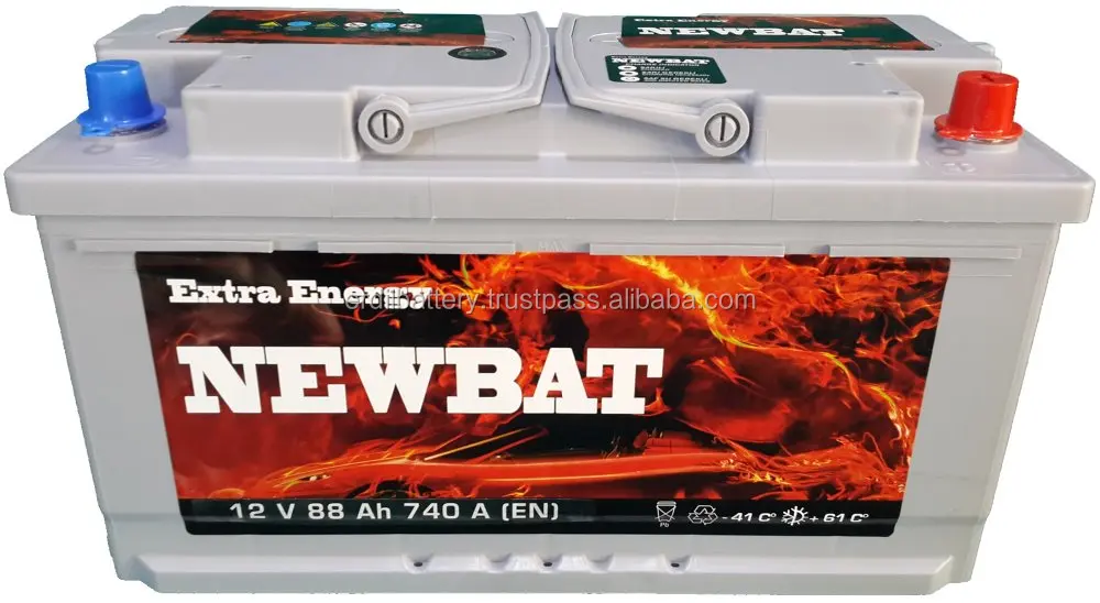 
88 Ah car battery for European cars from Turkish Manufacturer 