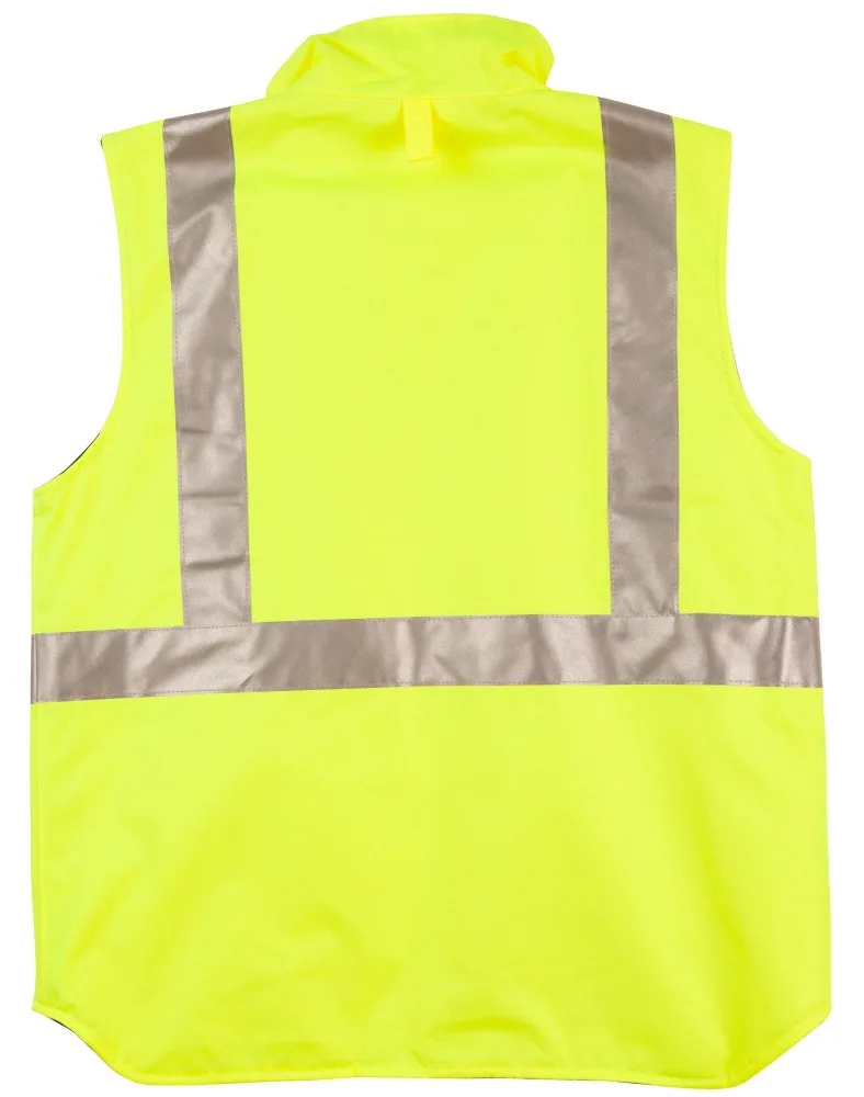 Hi Vis Reflective Safety Vest Safety Workwear Polo Shirt Men Quick Dry Polo T Shirt Yellow Orange Mesh PVC Logo Fabric Color MOQ