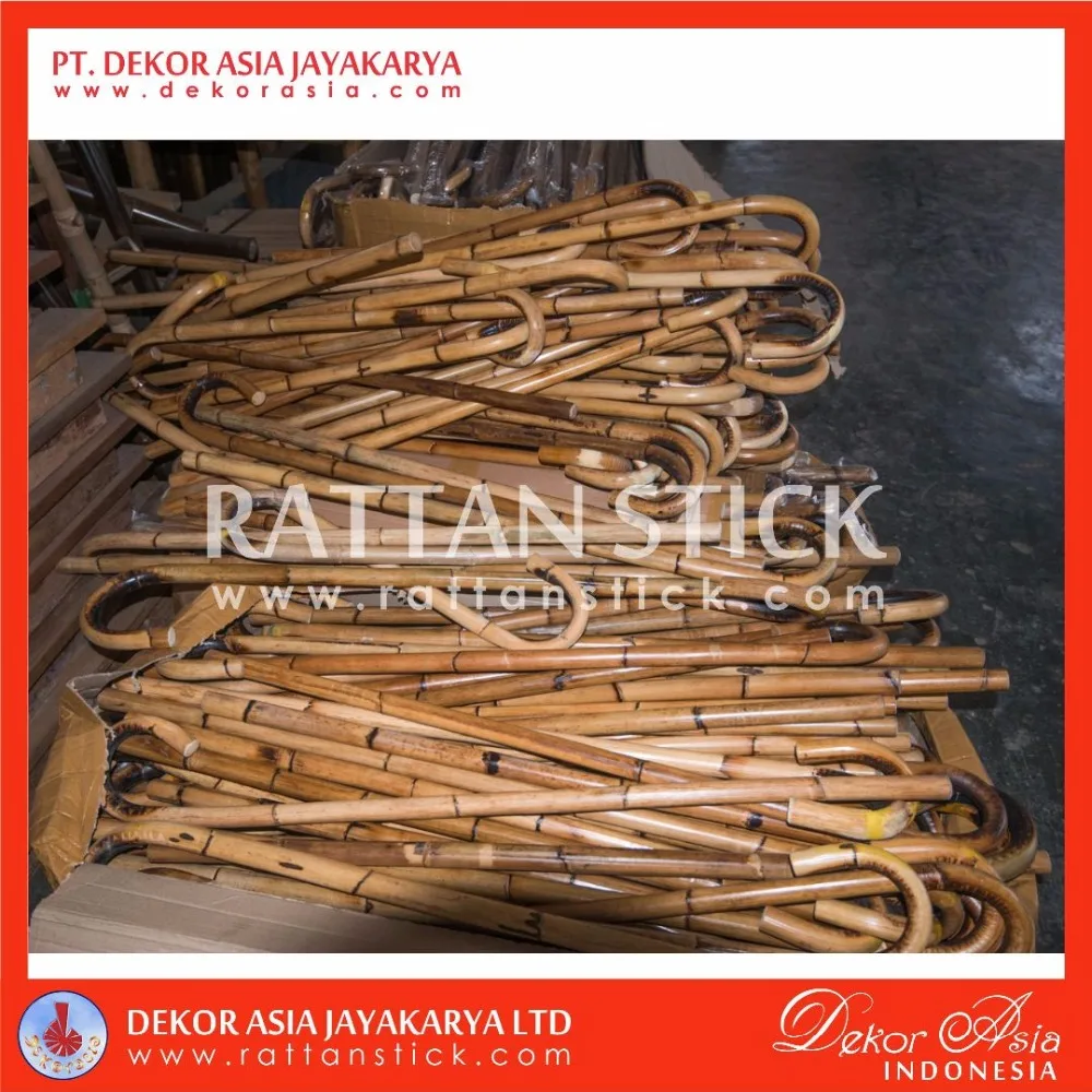Rattan Walking Sticks Overstock Sale : 8000 Pcs, Size Diameter 20 - 30 mm High 1100 mm, Walking Stick Rattan Natural