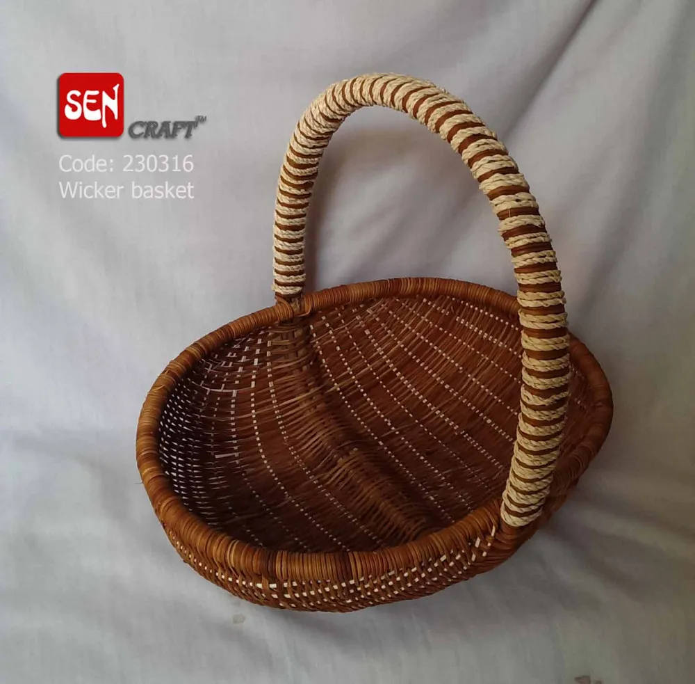 
Storage natural wicker basket 