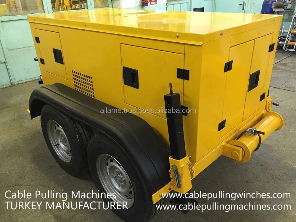 10 Ton Hydraulic Cable Pulling Winches and Trailers