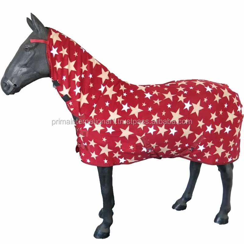 
Printed Polar Horse Fleece Rug with neck 