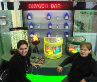 Made in Italy fashion oxygen bar aroma oxygen bar oxygen bar station