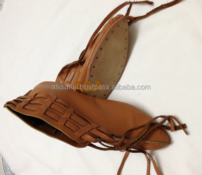 medieval leather shoes Middle Ages shoes vintage leather boots retro boots