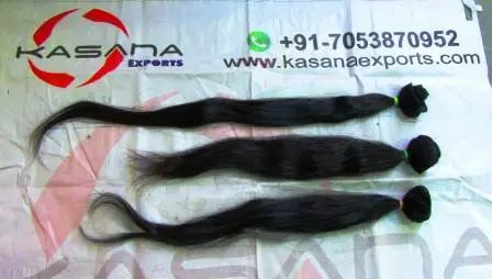 
100% Pure Raw Indian Hair Directly from india virgin temple Remy hair from india Chennai 