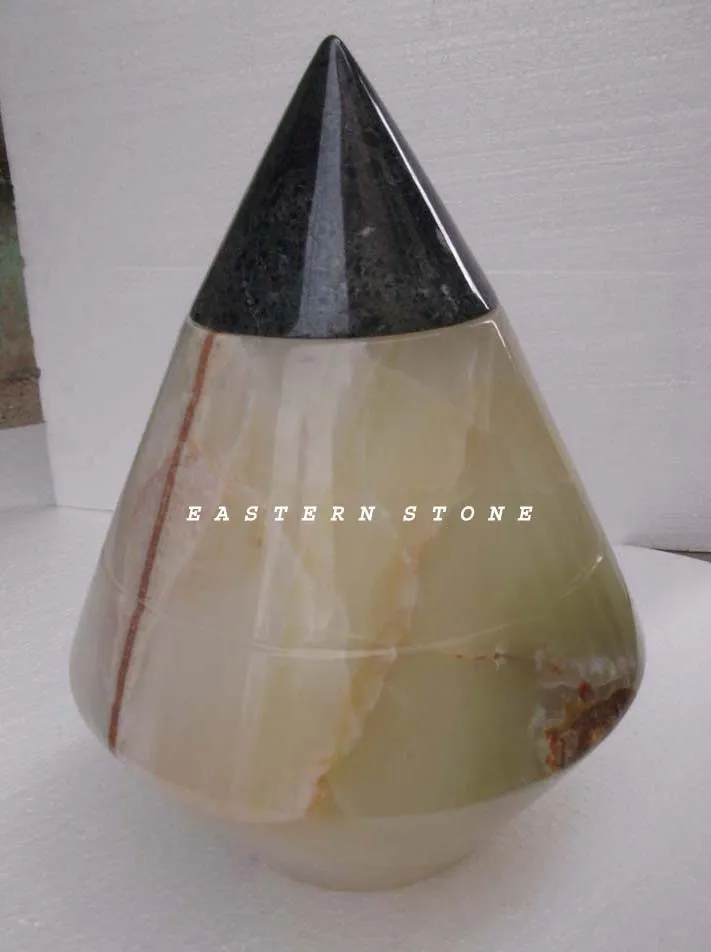 
NATURAL ONYX STONE ASH URN FOR ADULTS 