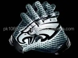 American football gloves Manufacturer Silicone Palm Football Receiver Gloves Custom Ultra-Stick Sports Youth and Adult American