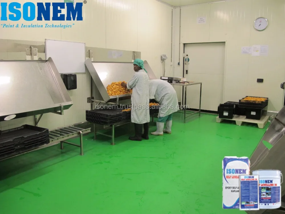 ISONEM SELF LEVELLING - 3K Solvent free based Epoxy Floor Coating for factories, warehouses, garrages, industrial plants,