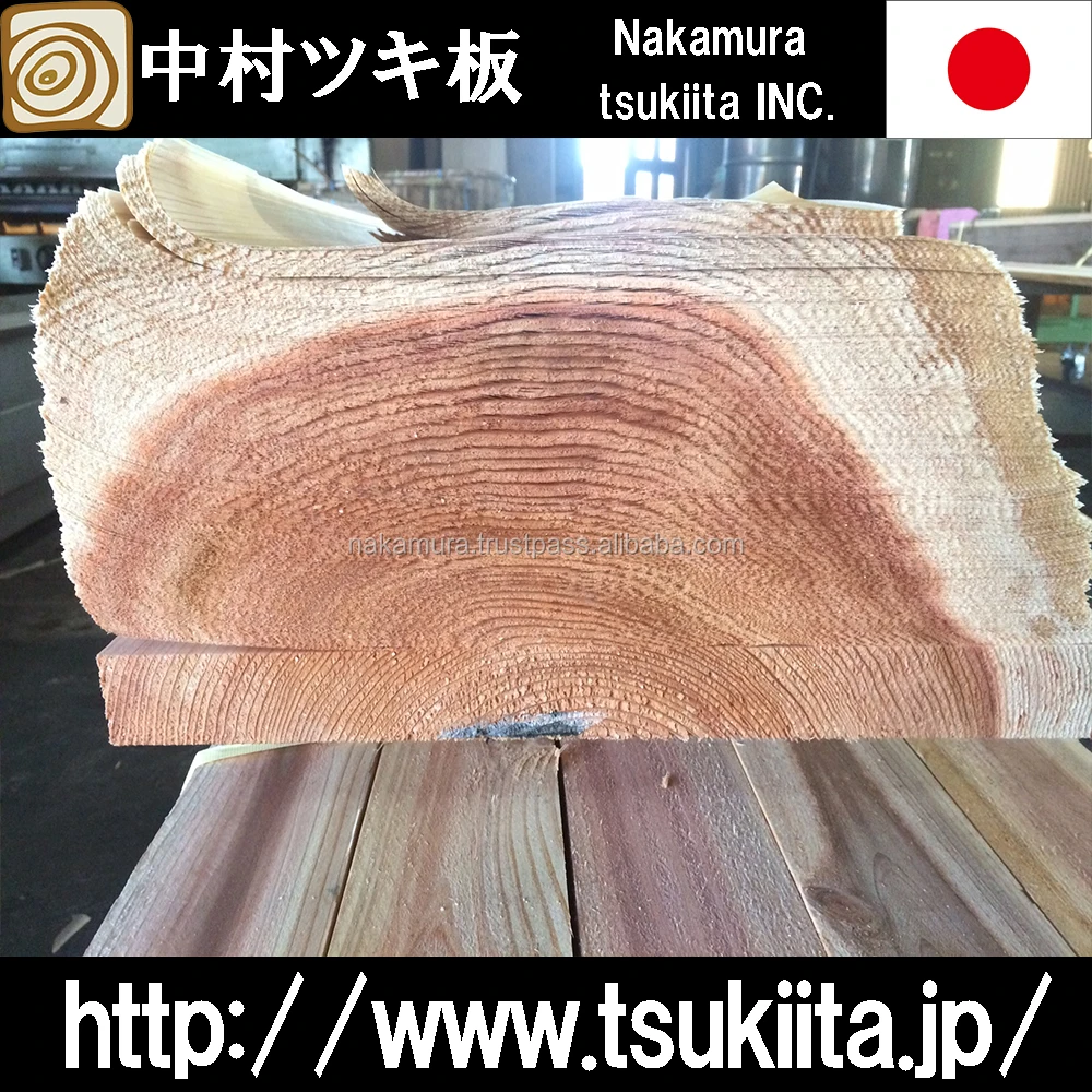 Beautiful and High quality import plywood Japanese cedar with super low formaldehyde emission made in Japan
