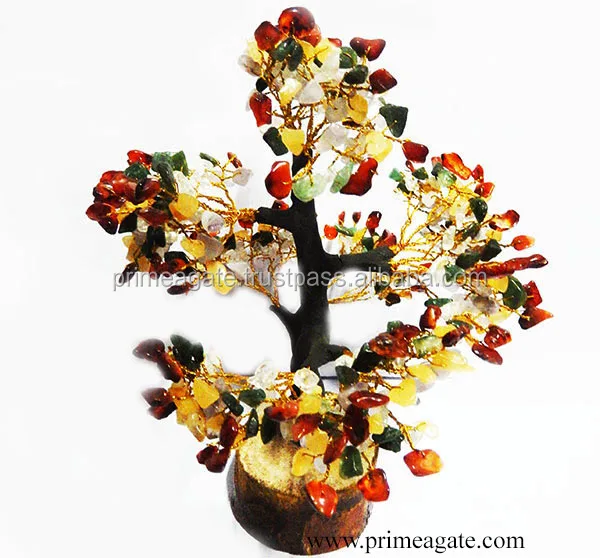 Latest 500 Bds Multistone Gemstone Tree | Gemstone tree stone crafts From India