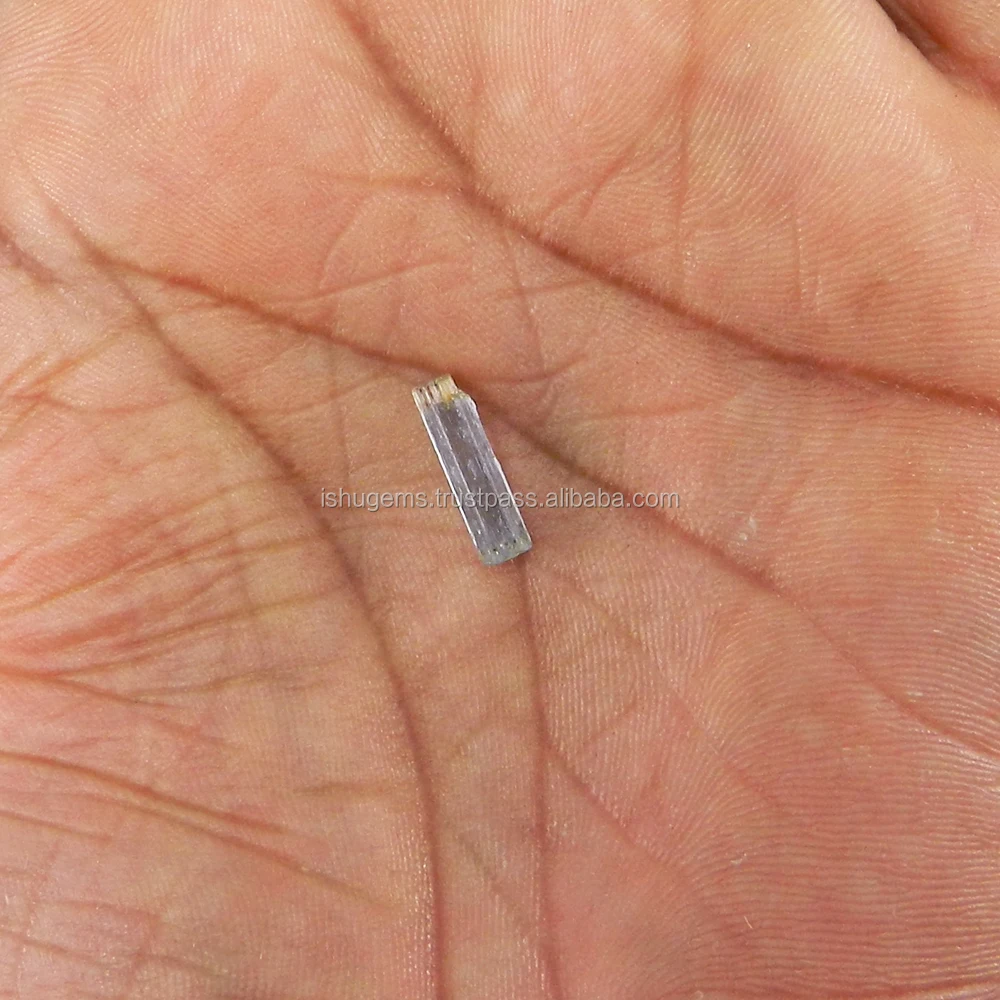 Natural Brazil Aquamarine 3x13mm Pencil Row Loose Gemstone for jewelry