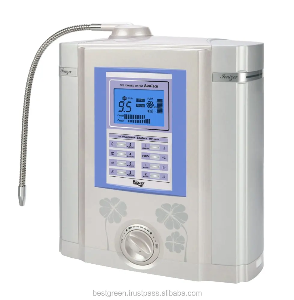 Alkaline Water Ionizer with Dual Filter BTM505N Made in Korea 5 7 9 Plates State of the Art Technologies