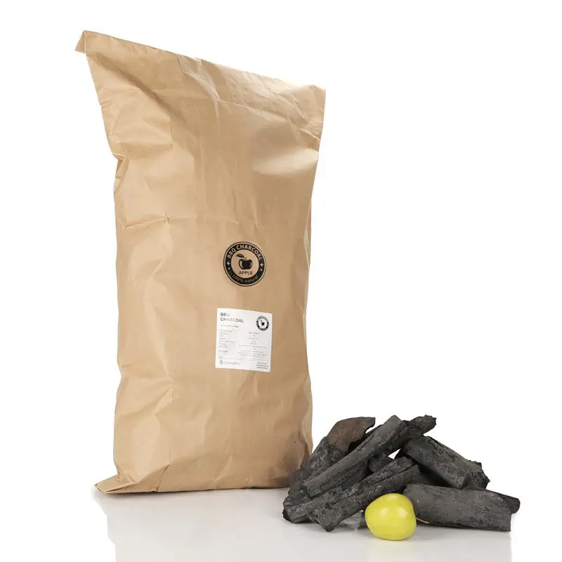 
Restaurant Quality Apple, Cherry, OAK, Birch, Beech, Maple, WHITE Charcoal for Grill and BBQ 10kg Bag 