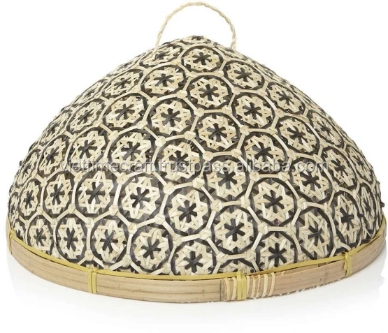 Delicate woven bamboo food cover, cheap food protection wholesale
