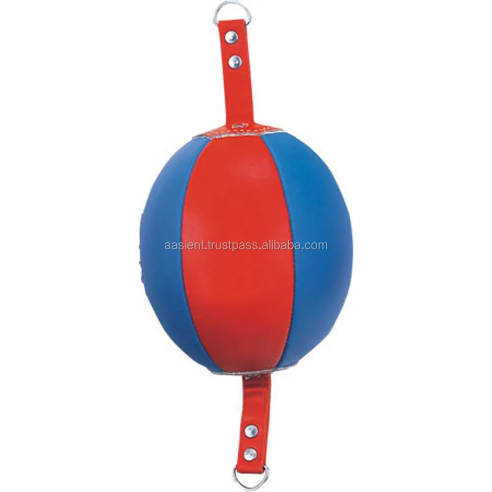High Quality Leather Boxing Speed Bag MMA Double End Dodge Ball Punching Training