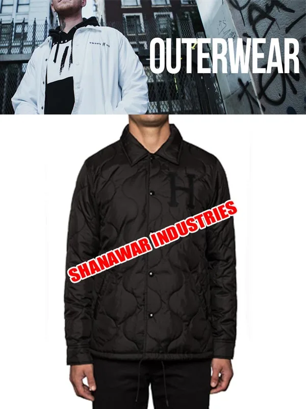 Yellow Coaches Jacket skating Coaches Polyester Jackets mens Nylon Plain Bomber Coaches Jacket