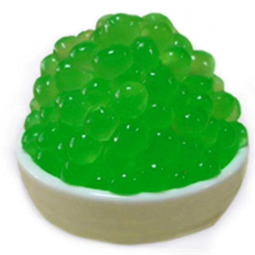 
Wholesale Kiwi Fruit Flavored Popping Boba For Bubble Tea Milk Tea 