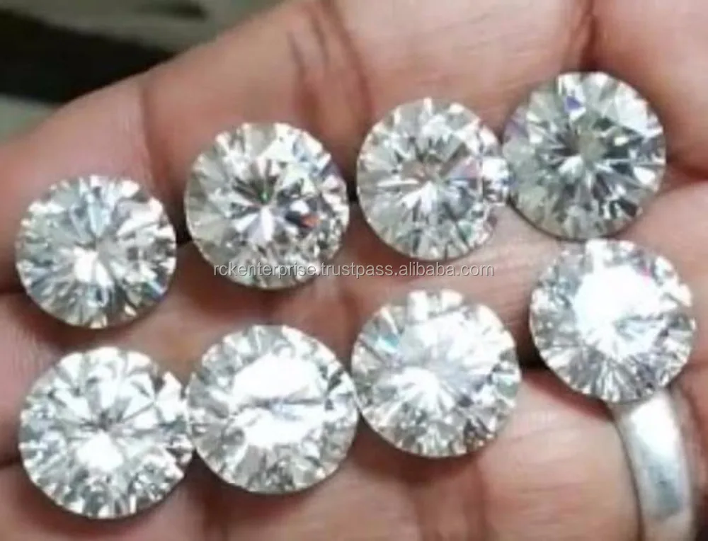 Big Size White round brilliant loose Moissanite lot for sale