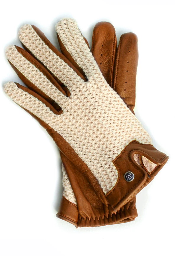 Мужские кожаные мягкие перчатки для вождения в стиле ретро Высокое качество комфорт