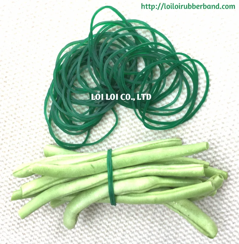 Transparent Rubber bands to tie Vegetable and Flower Crepe natural rubber band EPDM 100% from Vietnamese supplier