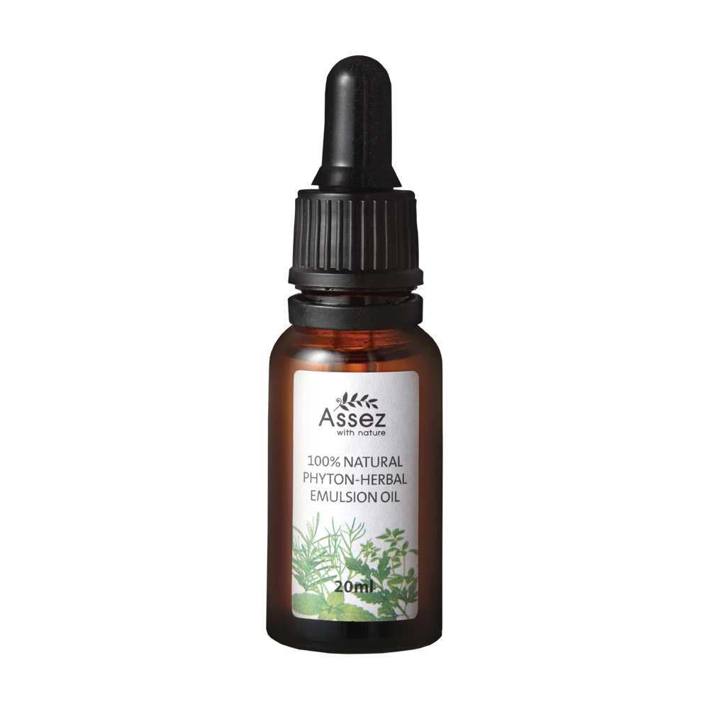Assez Natural Phyton-Herbal Emulsion Oil 20ml Based Skin Jojoba Natural Liquid