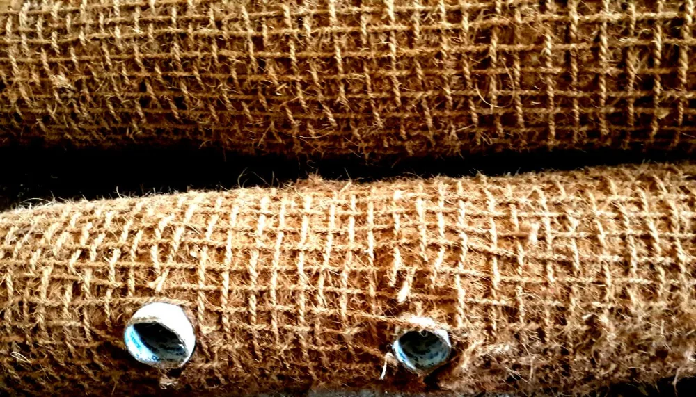 
Coir geo textiles for road constructions using for landscaping , earth erosion 