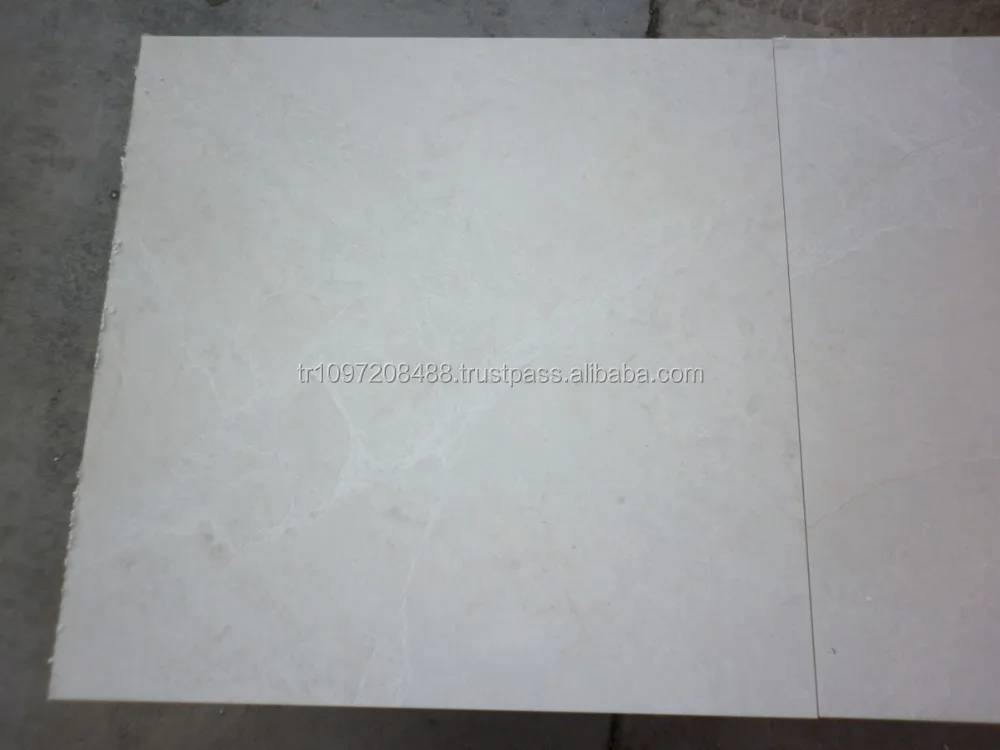 Polished beige marble tiles Turkey