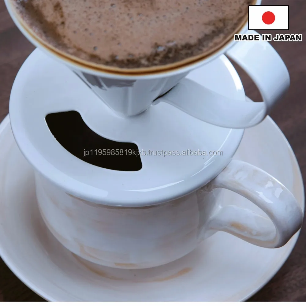 Stainless steel coffee dripper, damaged process silver, small